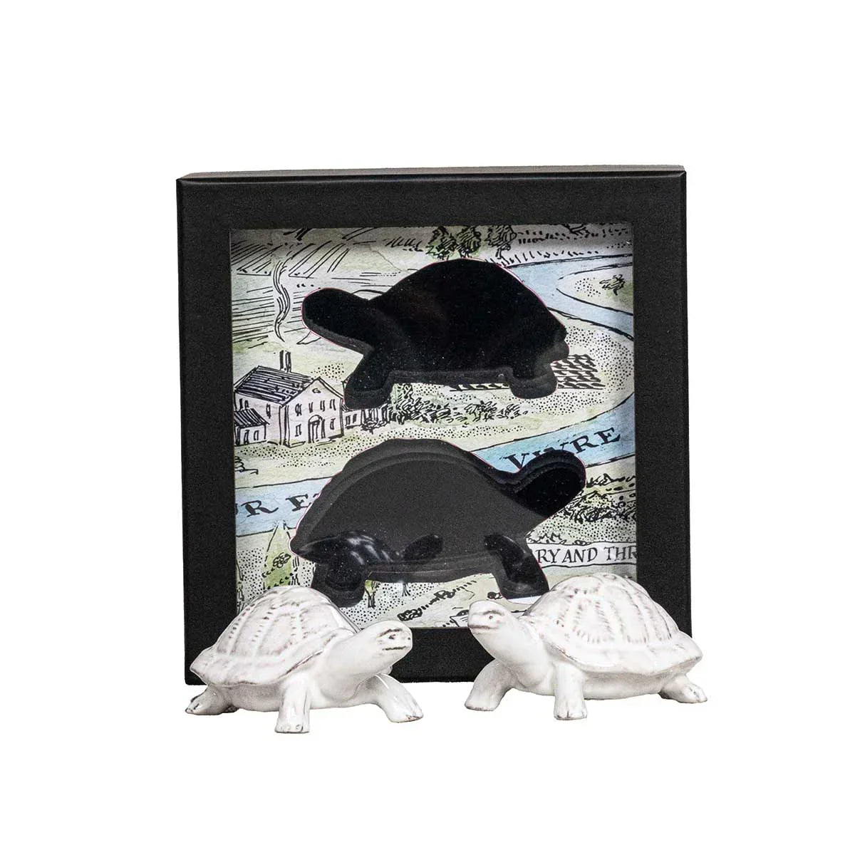Juliska Clever Creatures Turtle Salt and Pepper Set