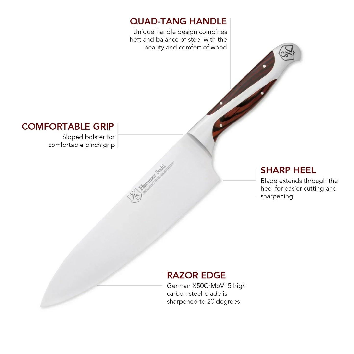 Hammer Stahl 8" Chef Knife - Marcel’s Culinary Experience