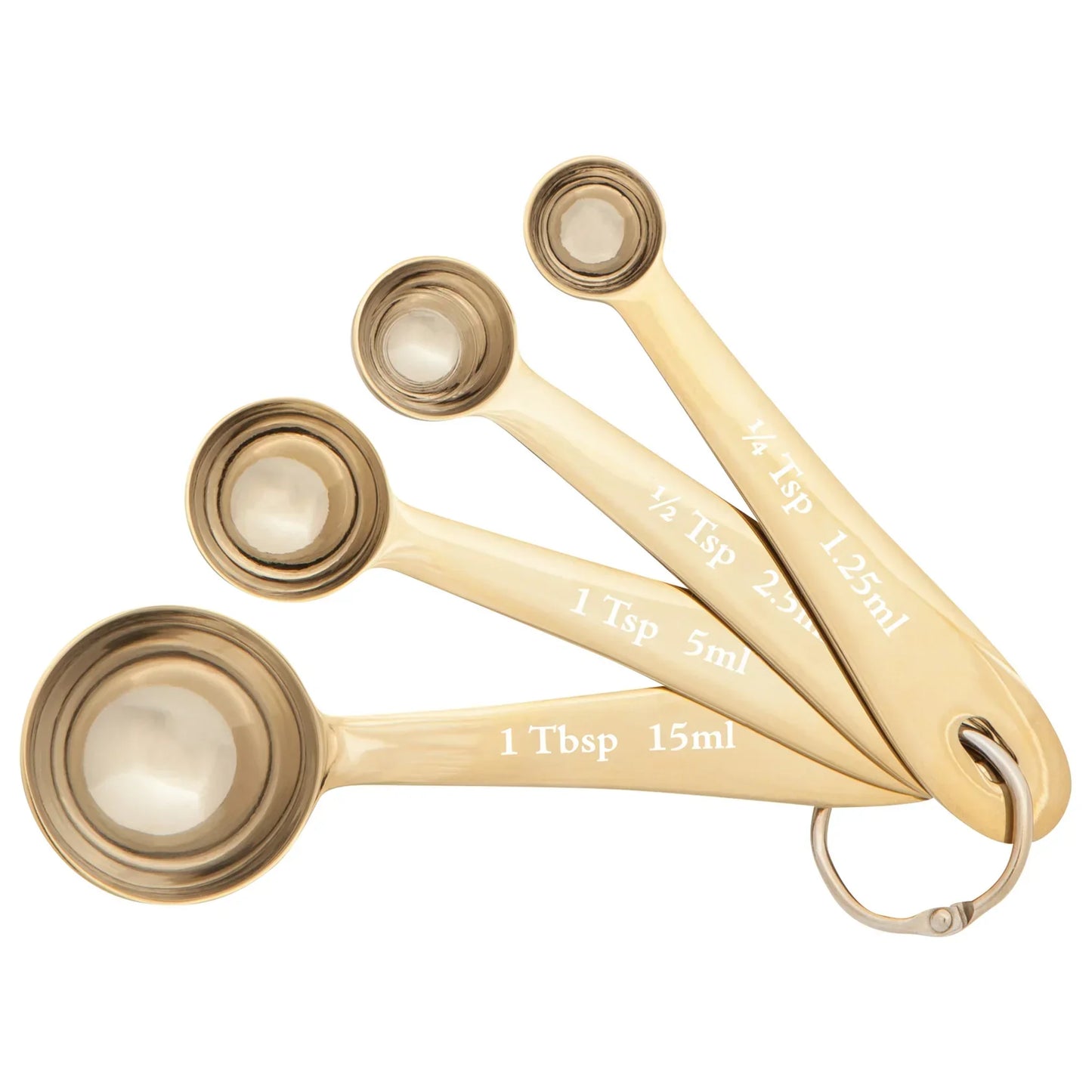 Gold Measuring Spoons Set of 4 - Marcel’s Culinary Experience