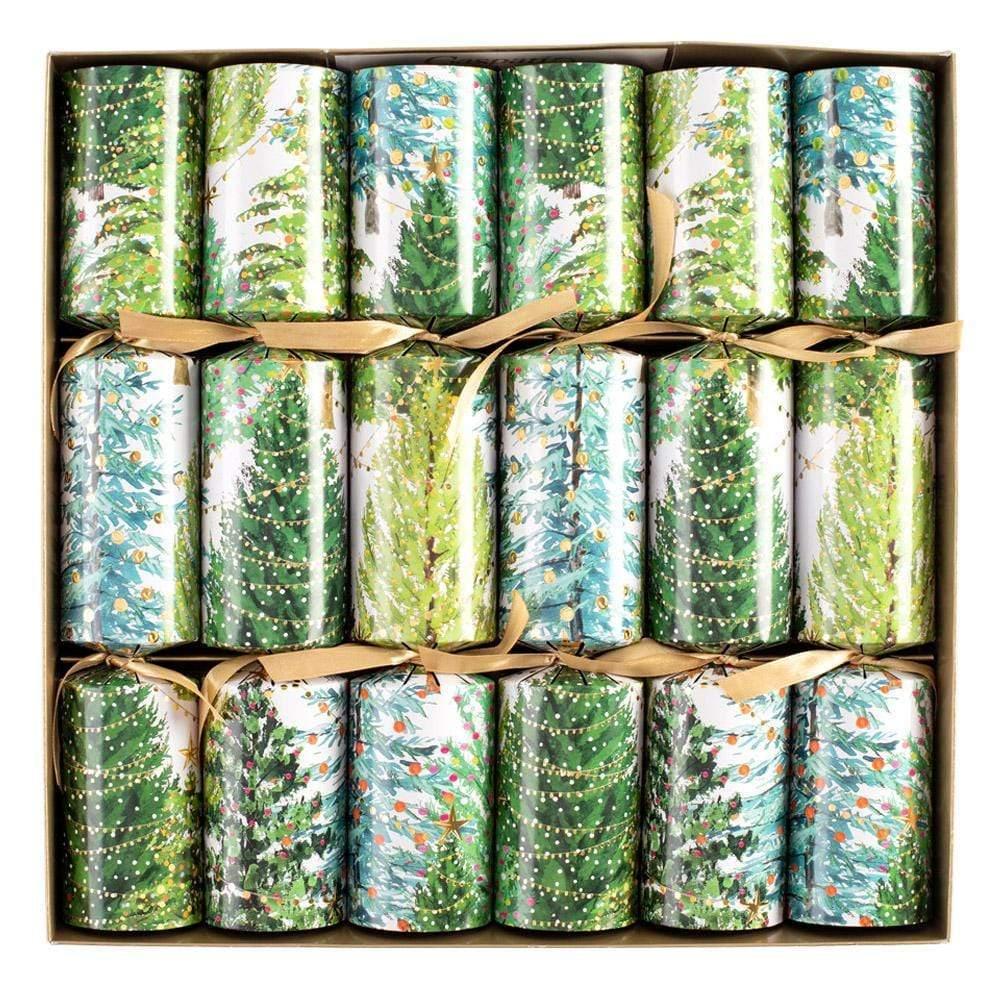 Christmas Trees with Lights Celebration Christmas Crackers - 6 Per Box - Marcel’s Culinary Experience
