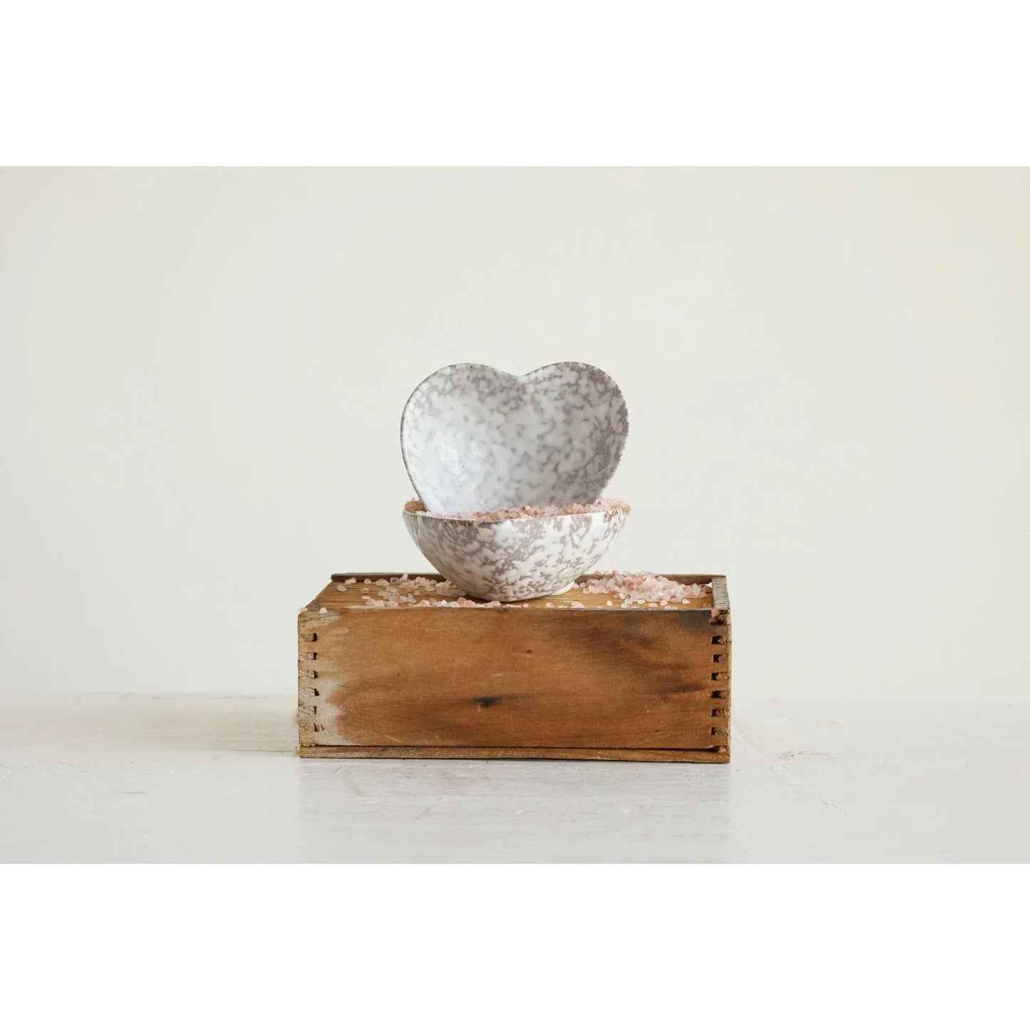 Stoneware Heart Dish Antique White - Marcel’s Culinary Experience