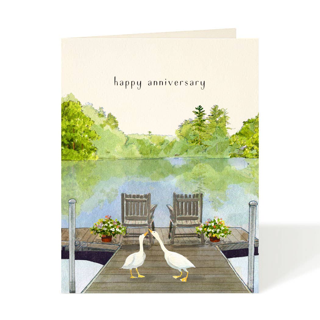 Just Ducky Anniversary Greeting Card