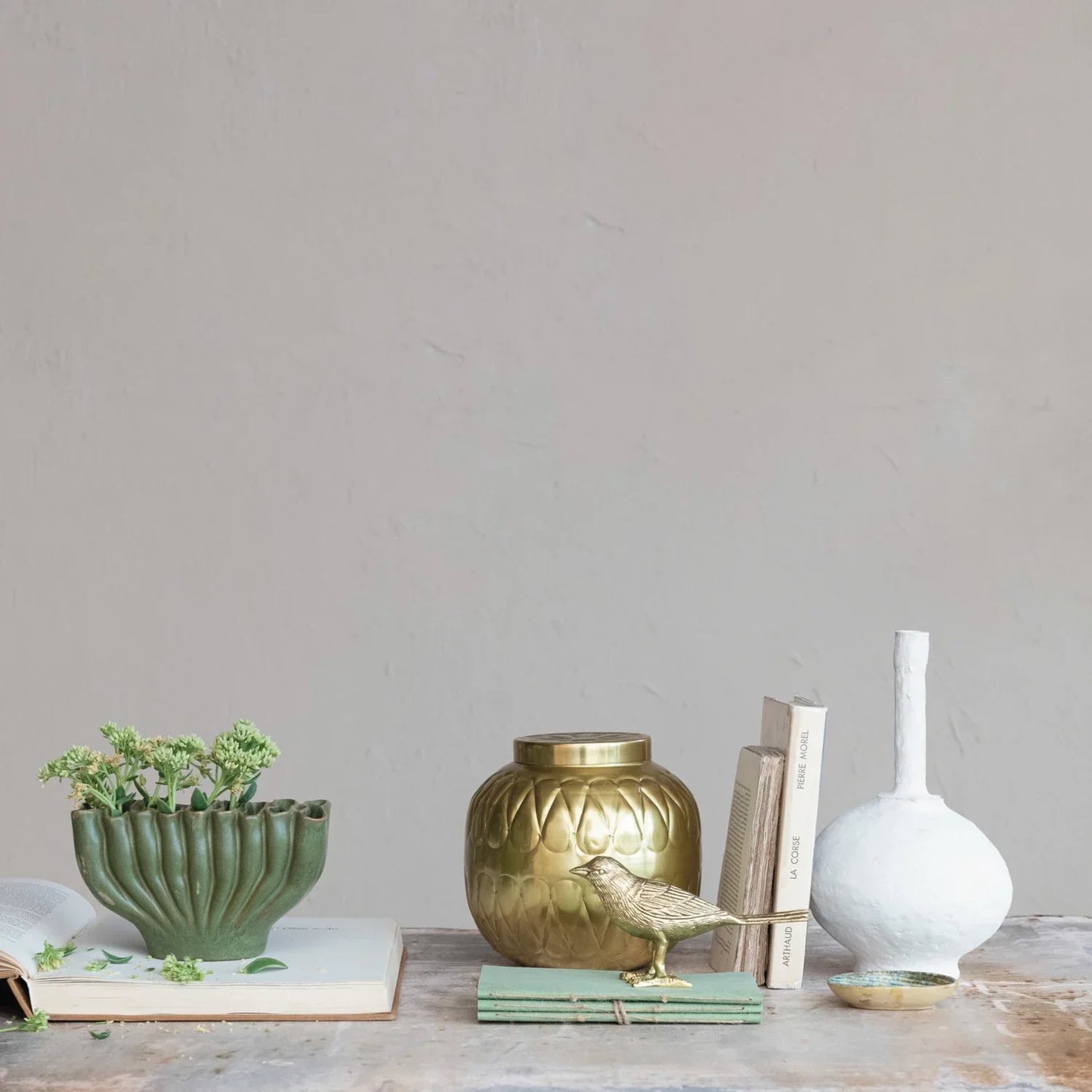 Cast Aluminum Bird, Gold Finish - Marcel’s Culinary Experience