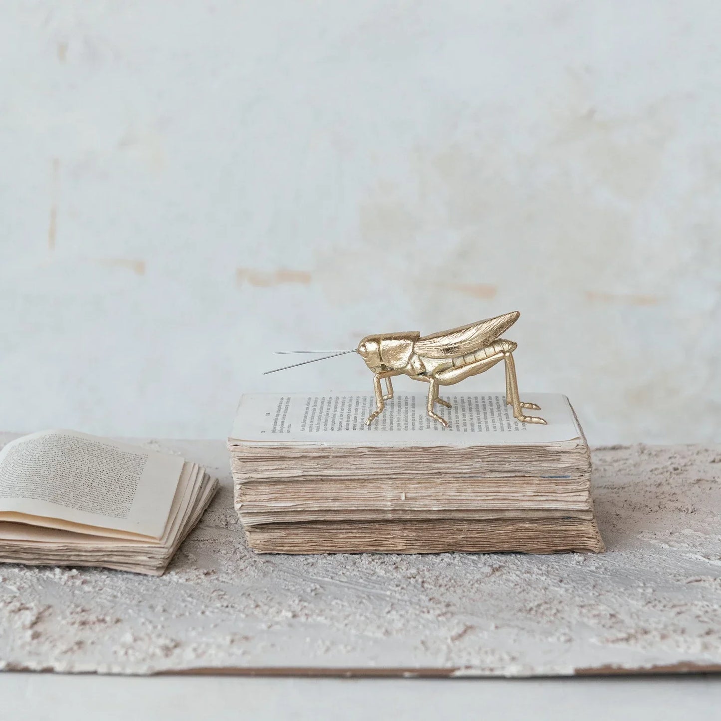 Resin & Metal Grasshopper, Gold Finish - Marcel’s Culinary Experience