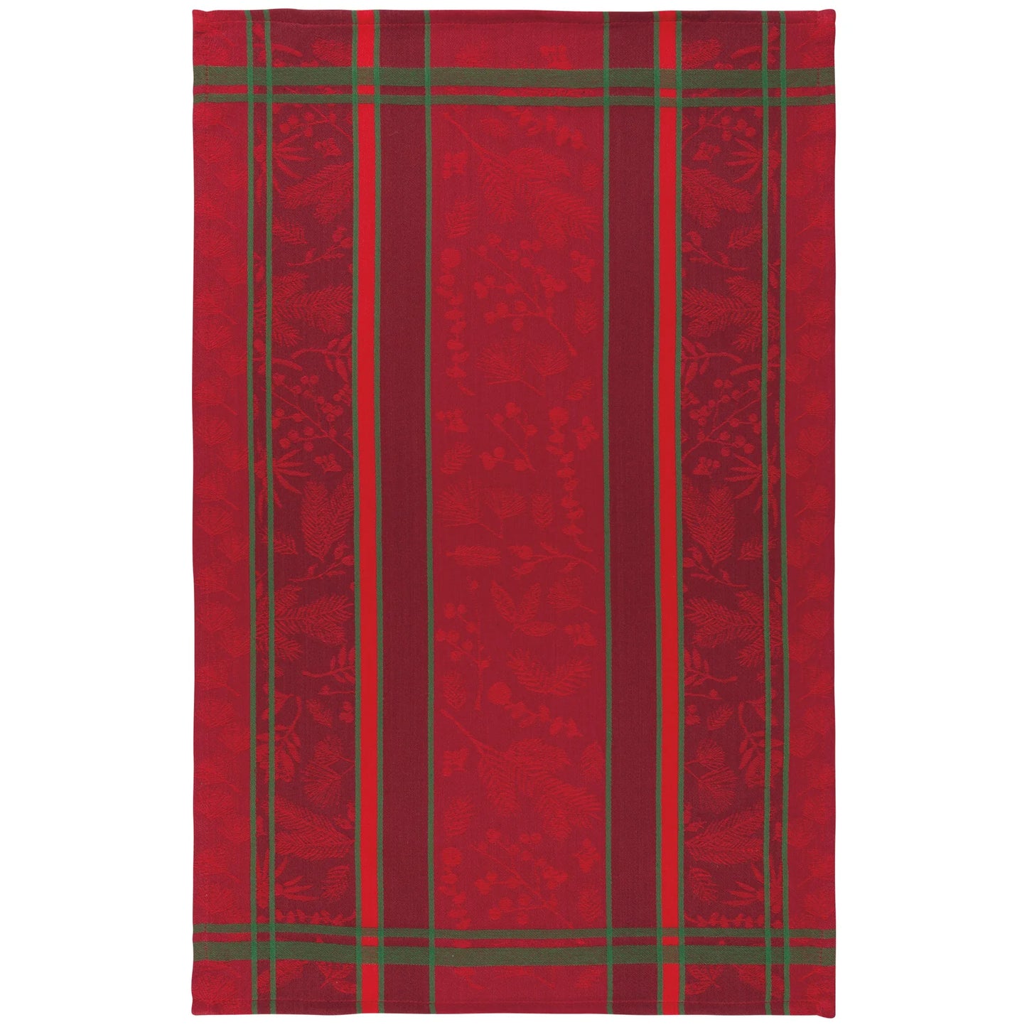 Winterberry Christmas Jacquard Dishtowel