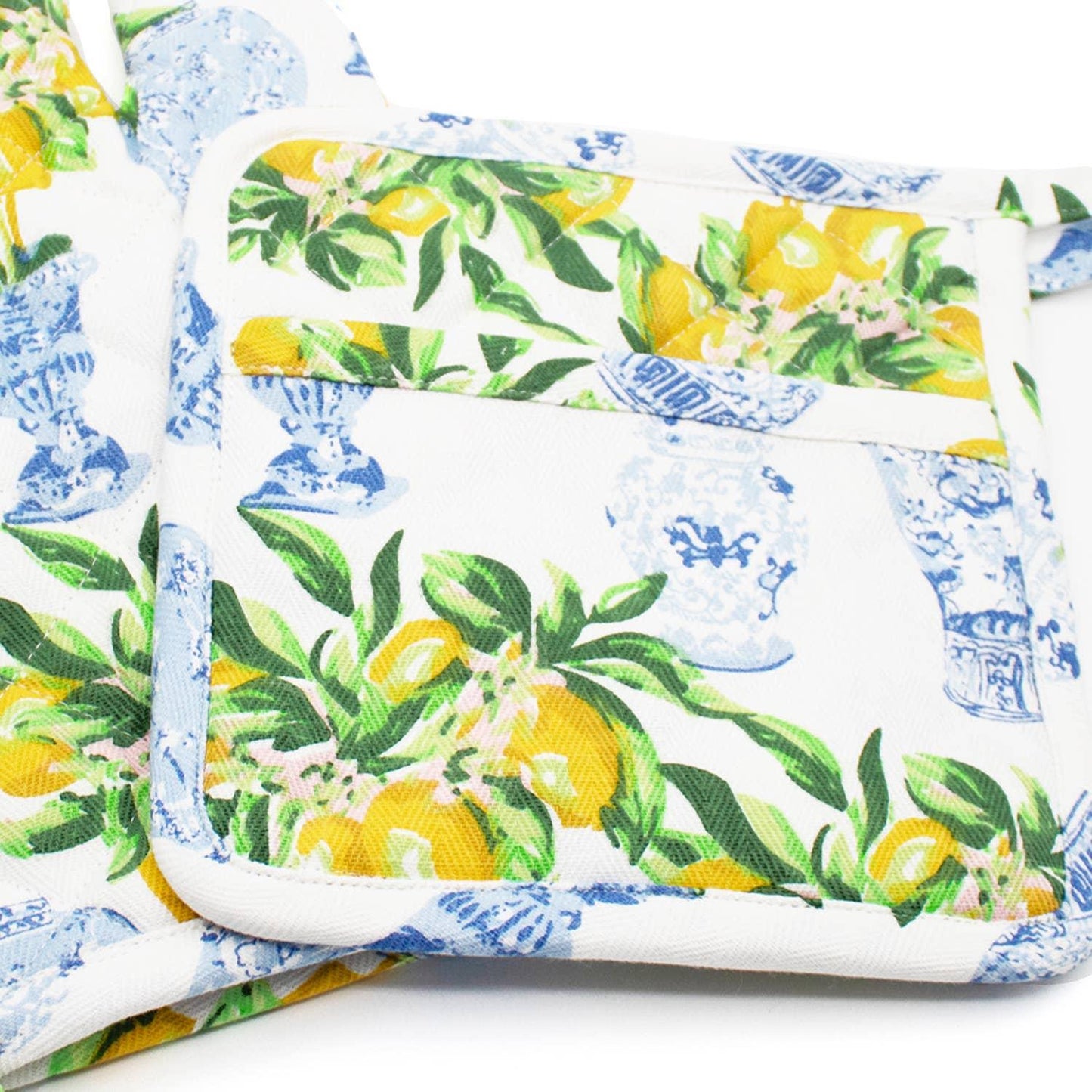 Lemon Ginger Oven Mitt Set - Marcel’s Culinary Experience