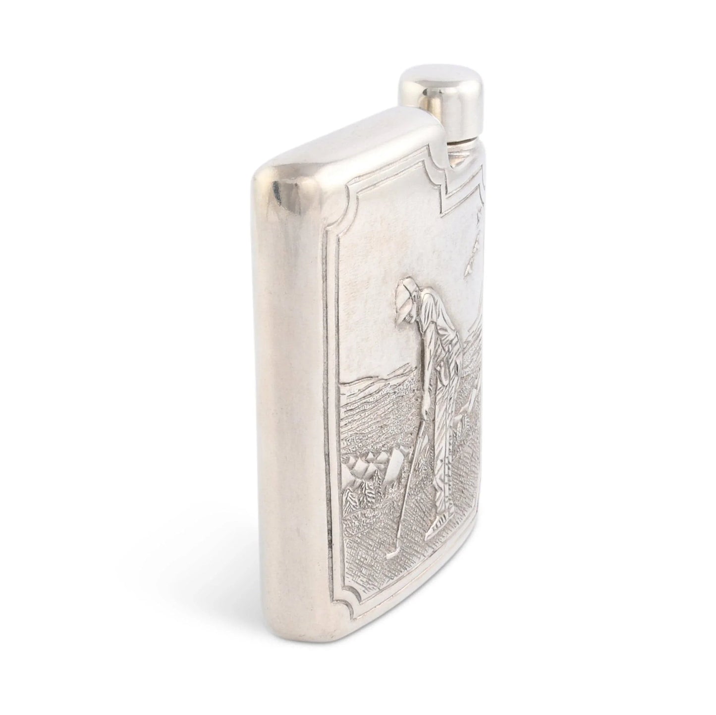 Golfer Pewter Flask - Marcel’s Culinary Experience
