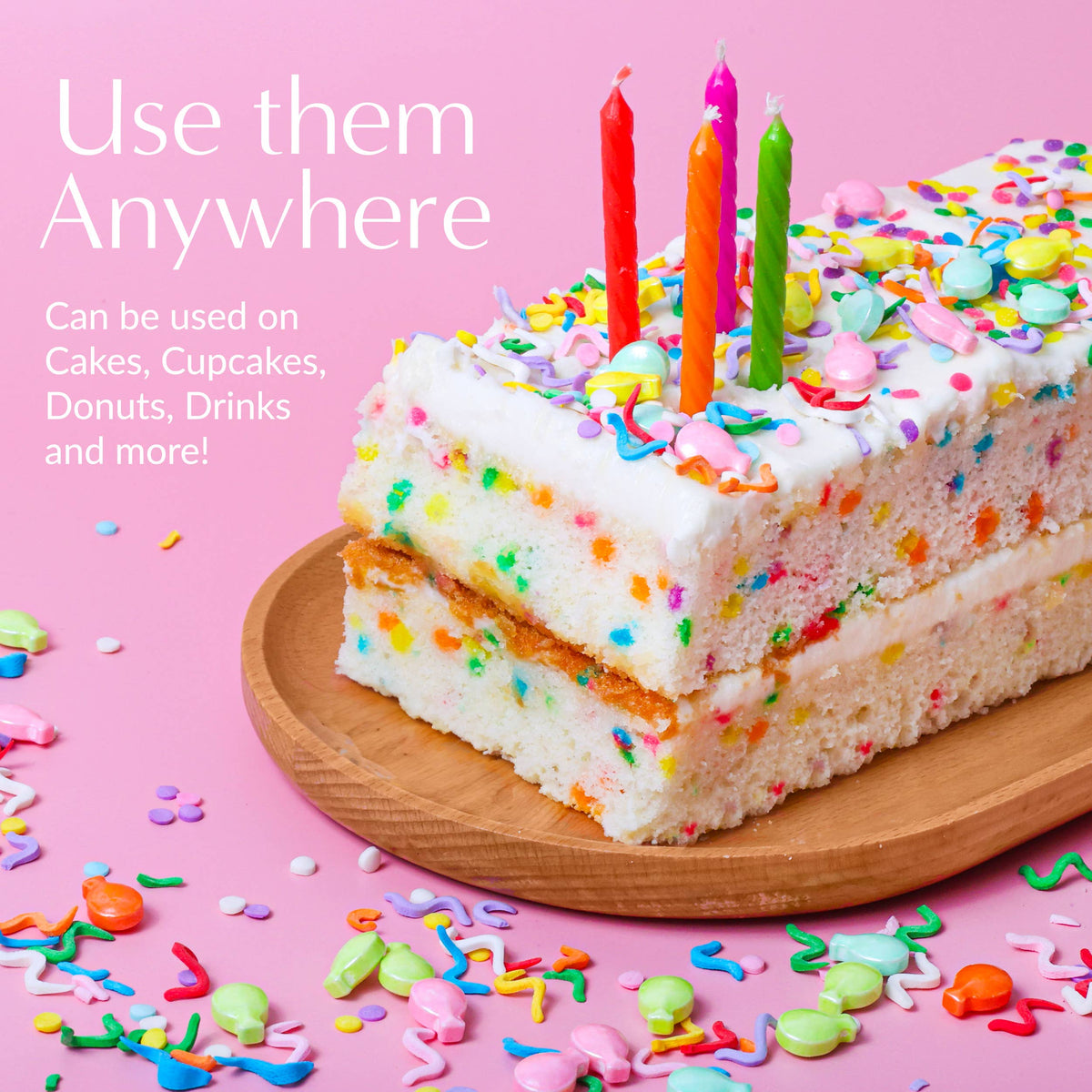 Sprinklemania Balloon & Twirls Sprinkles, 3.5 oz Cube
