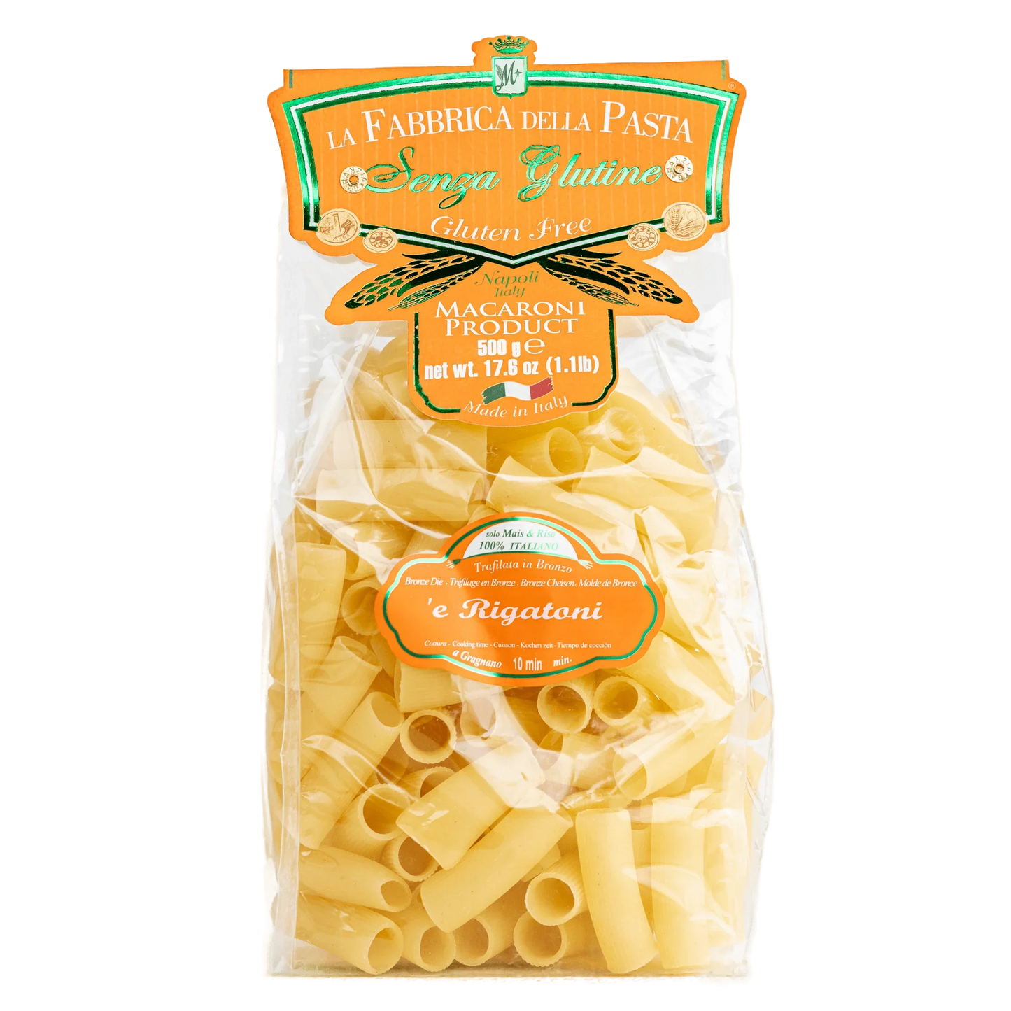 Gluten Free Rigatoni by La Fabbrica della Pasta
