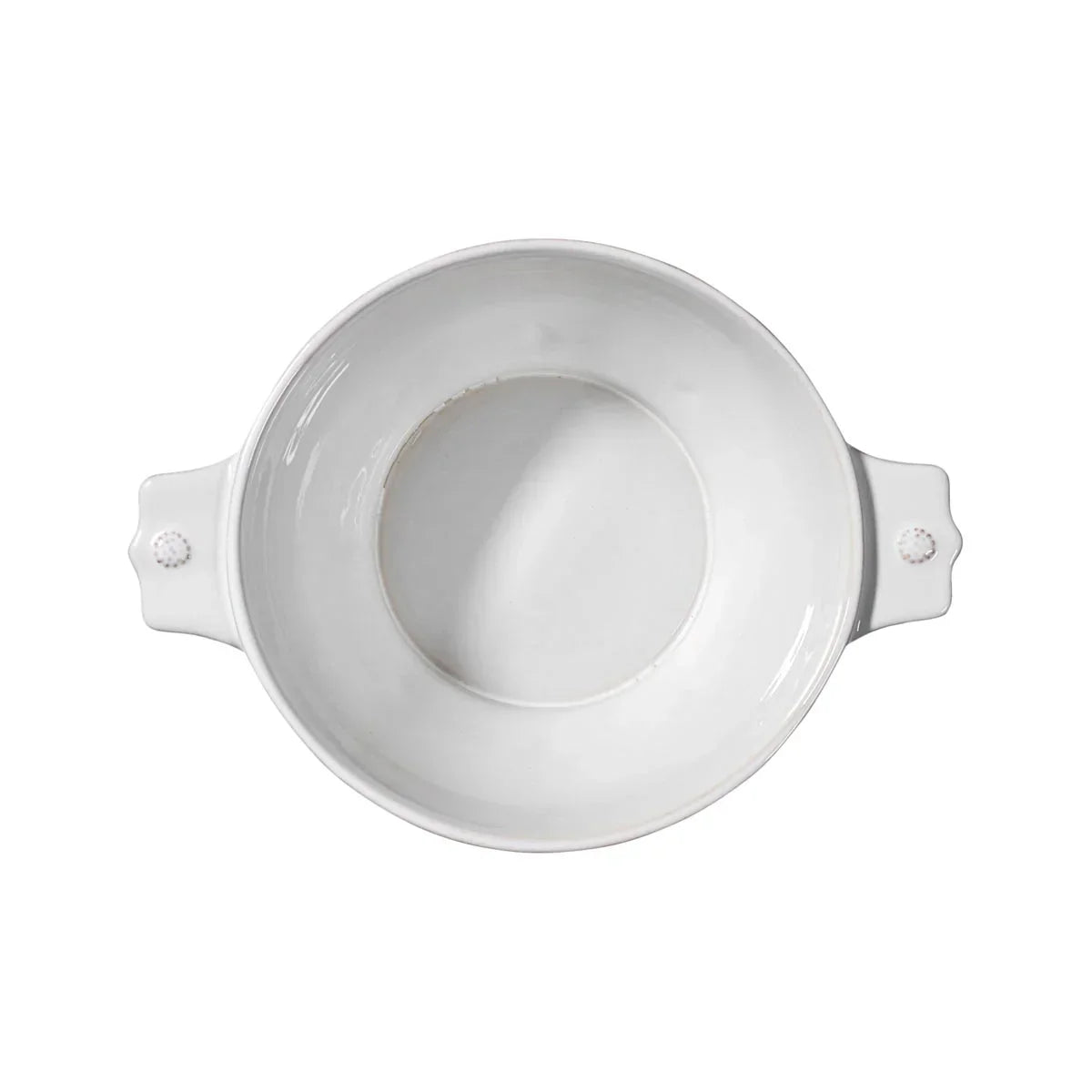 Juliska Berry & Thread Casserole with Lid - Whitewash