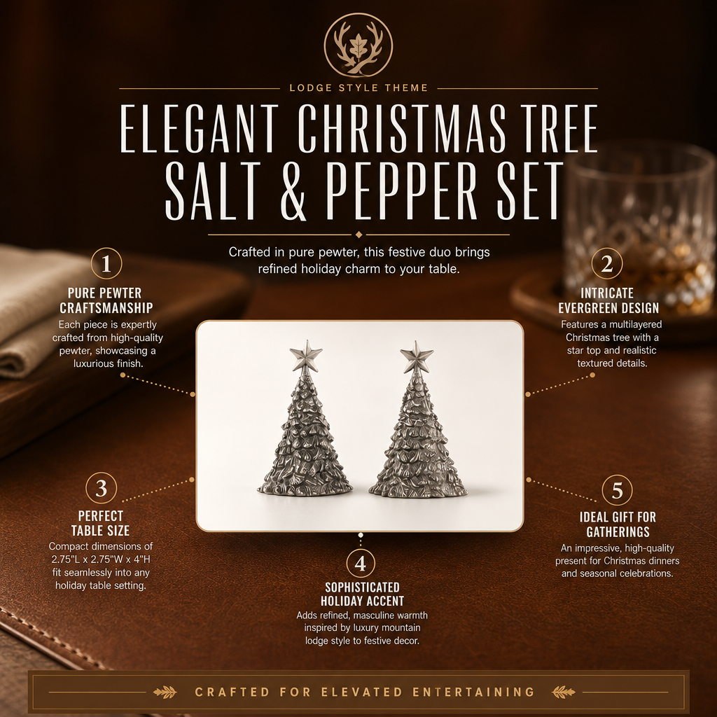 Christmas Tree Salt & Pepper Shakers