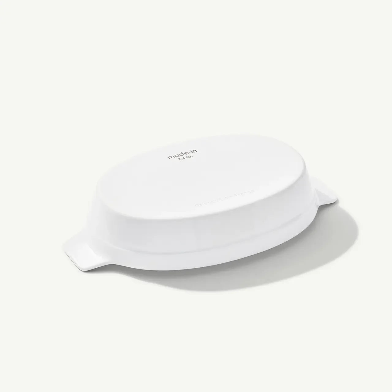 Made In 10x6.6" Oval Gratin Dish - Navy Rim - Marcel’s Culinary Experience