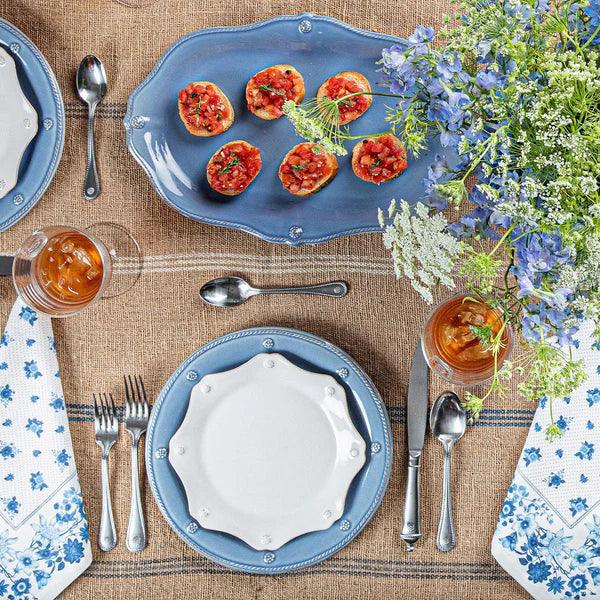 Juliska Berry & Thread Melamine Dinner Plate - Chambray - Marcel’s Culinary Experience