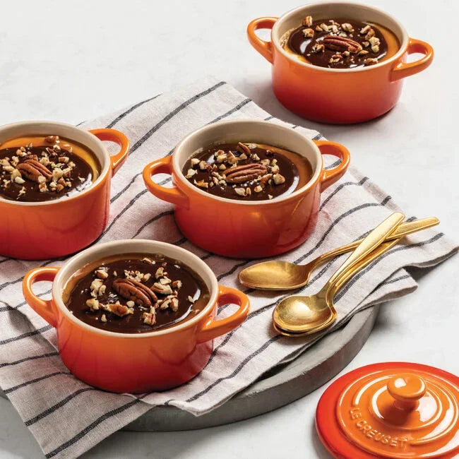 Le Creuset Mini Round Cocotte - Flame | Enameled Cast Iron