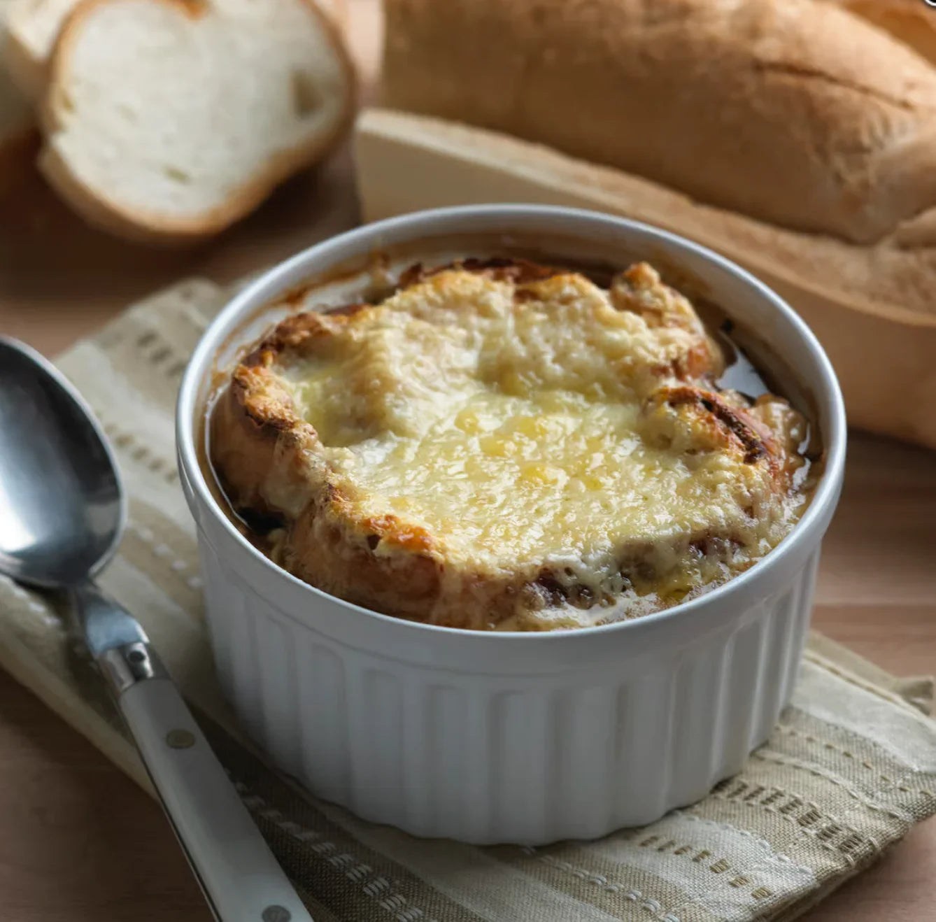 white ramekin souffle dish 16 ounce lifestyle