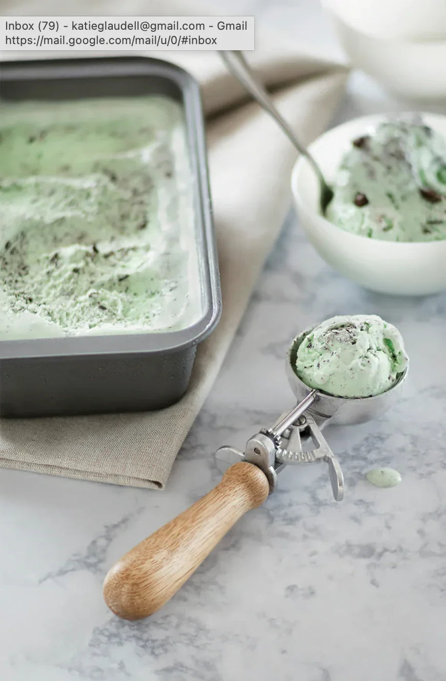 vintage trigger ice cream scoop lifestyle