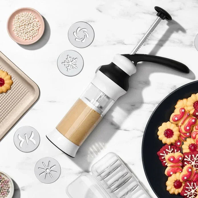 OXO Good Grips Cookie Press With Disk Storage Case - Marcel’s Culinary Experience