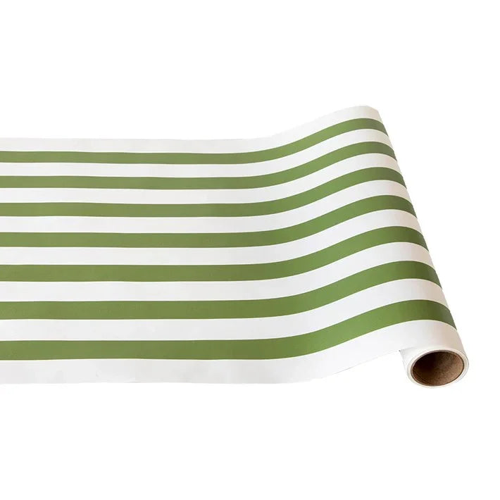 Hester & Cook Moss Classic Stripe Runner - Marcel’s Culinary Experience