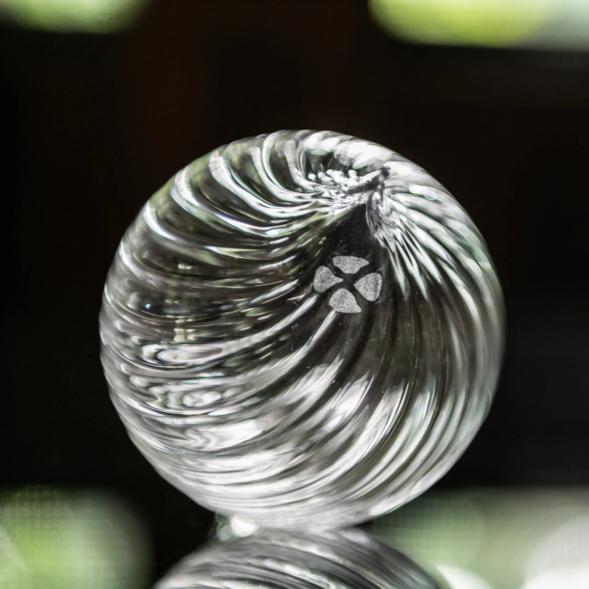 Simon Pearce Finial Optic Ornament