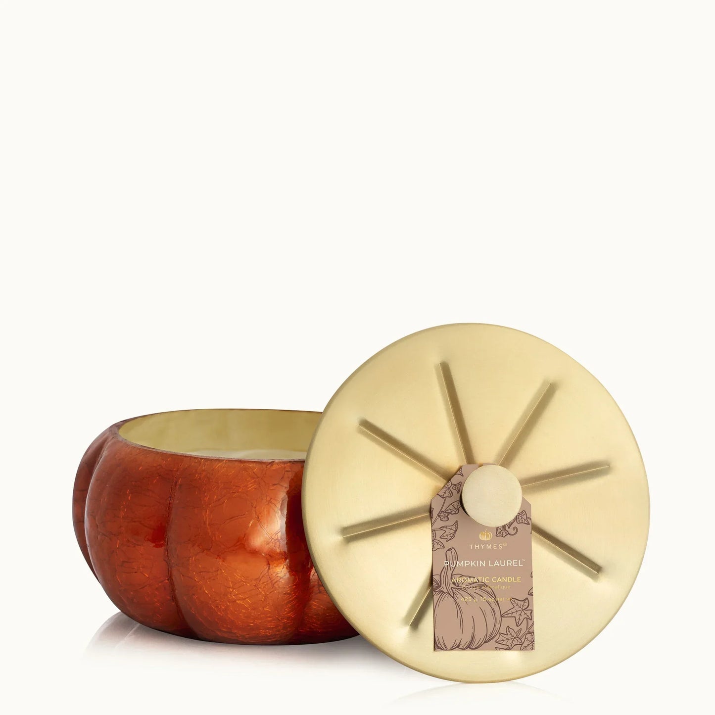 Thymes Pumpkin Laurel Statement Large Candle - Marcel’s Culinary Experience