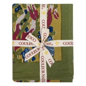 Couleur Nature Jardin Tea Towel Blue & Vert - Marcel’s Culinary Experience