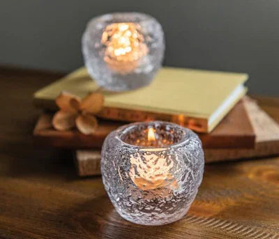 Simon Pearce LoveYourBrain Snowball Tealight - Marcel’s Culinary Experience