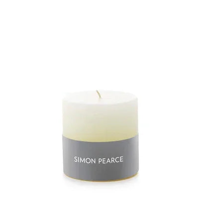 Simon Pearce Pillar Candle - Ivory 3" x 3" - Marcel’s Culinary Experience