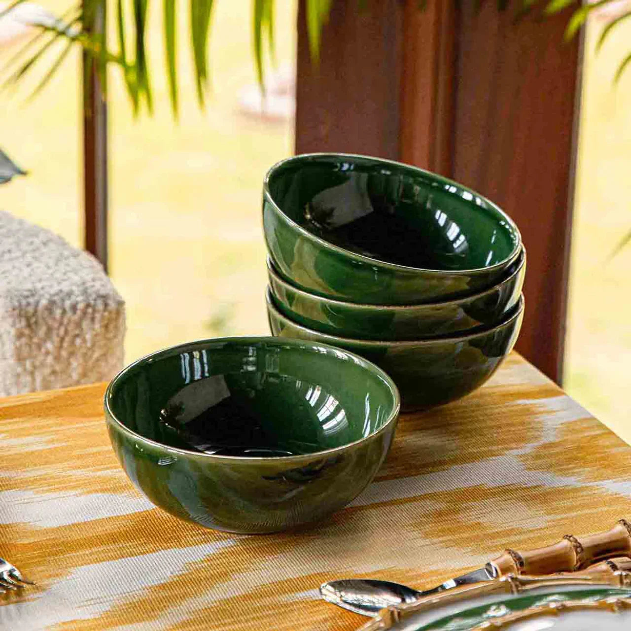 Juliska Puro Cereal/Ice Cream Bowl - Basil - Marcel’s Culinary Experience