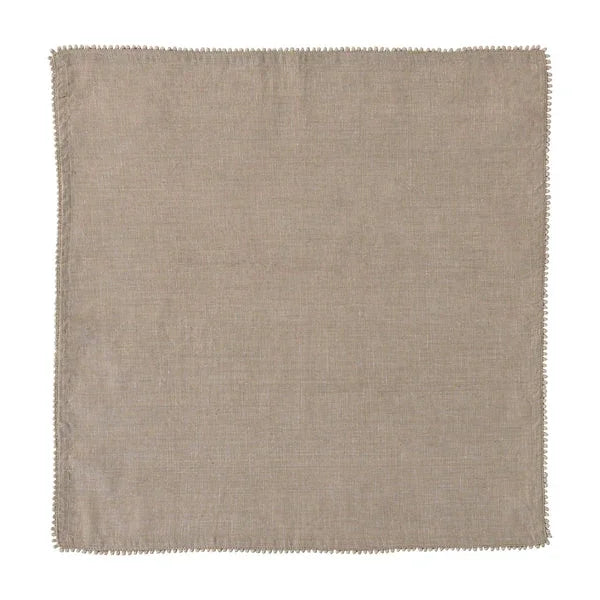 Juliska Berry Trim Napkin - Flax - Marcel’s Culinary Experience