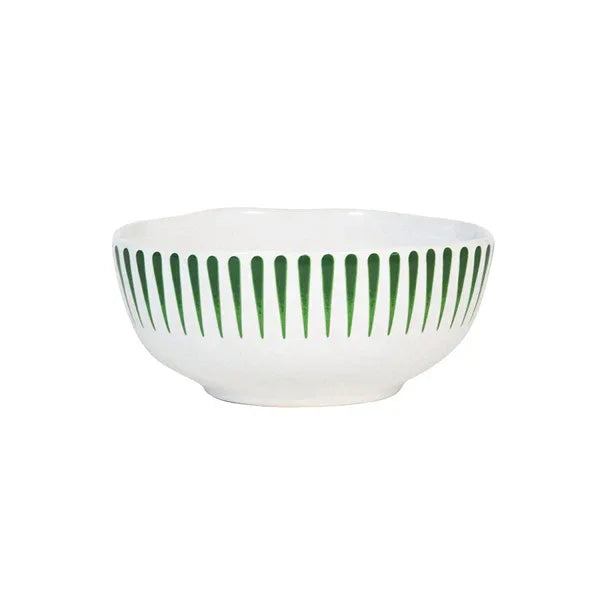 Juliska Sitio Stripe Cereal/Ice Cream Bowl - Basil - Marcel’s Culinary Experience