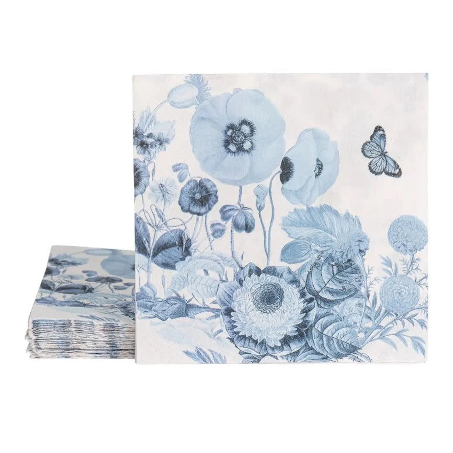Juliska Field of Flowers Luncheon Paper Napkins - Chambray - Marcel’s Culinary Experience