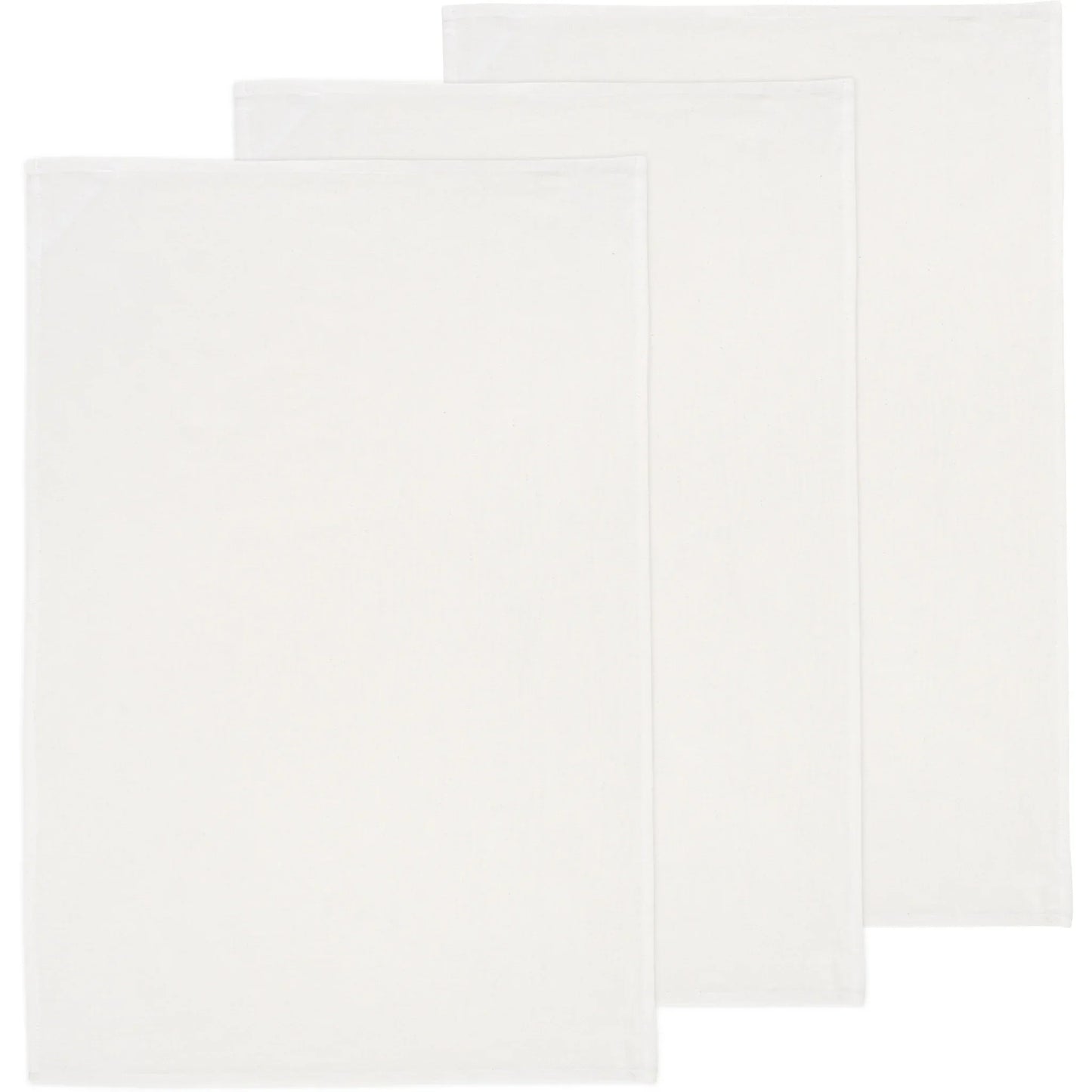 Unbleached Flour Sack Kitchen Towels - Set of 3 | 20x30 Inch Cotton Dish Towels