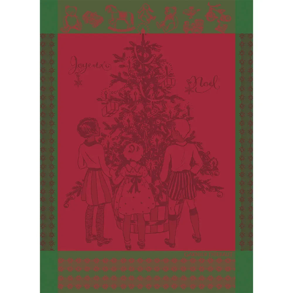 Garnier Thiebaut Noel D'Enfance Houx Kitchen Towel - Marcel’s Culinary Experience
