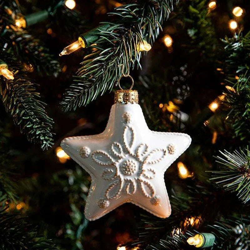 Juliska Berry & Thread White Star Ornament - Marcel’s Culinary Experience