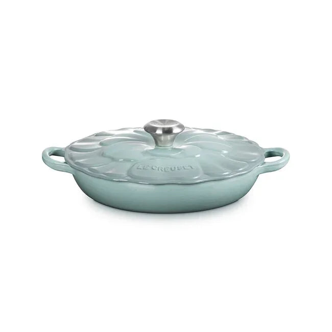 Le Creuset Signature Petal Braiser - Sea Salt - Marcel’s Culinary Experience