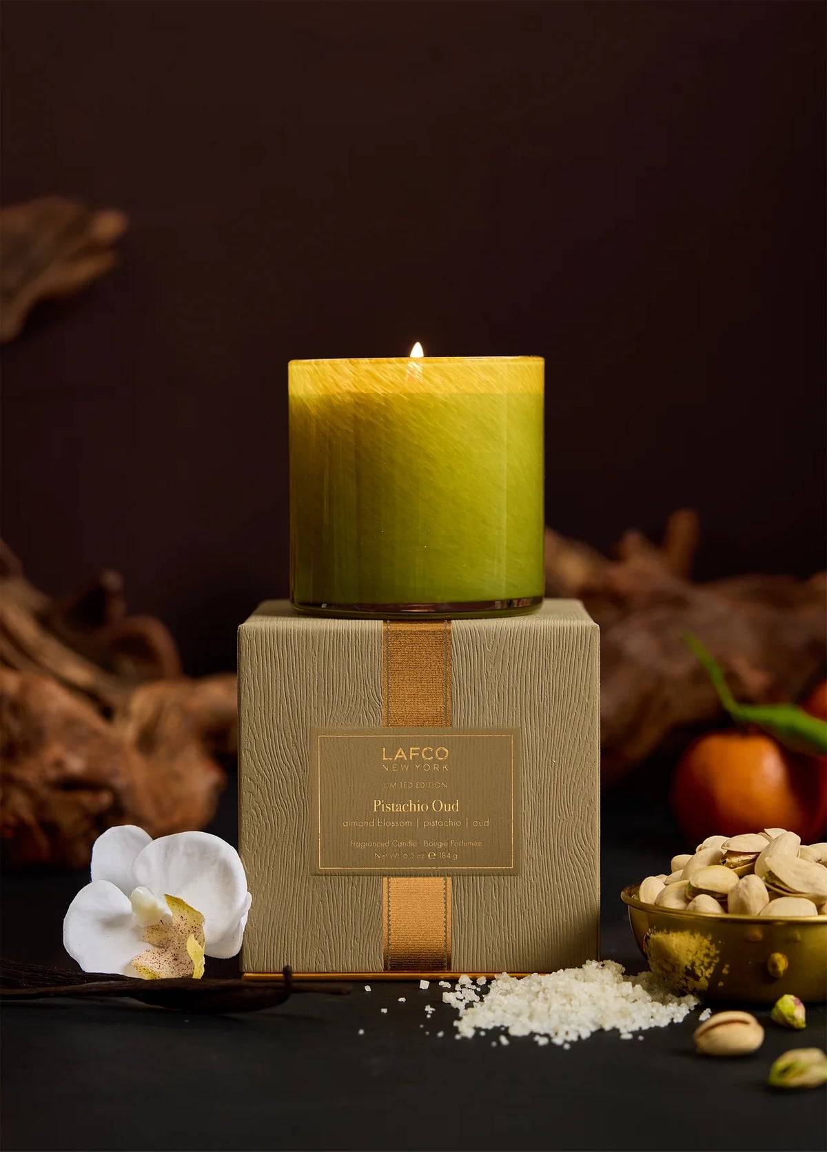 LAFCO Pistachio Oud Classic Candle 6.5oz