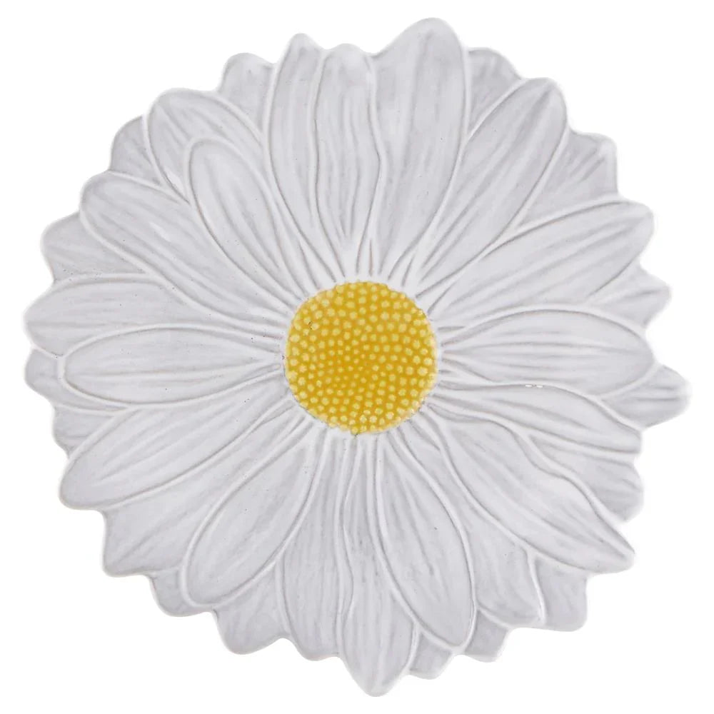 Bordallo Pinheiro Maria Flor Dessert Plate Daisy - Marcel’s Culinary Experience