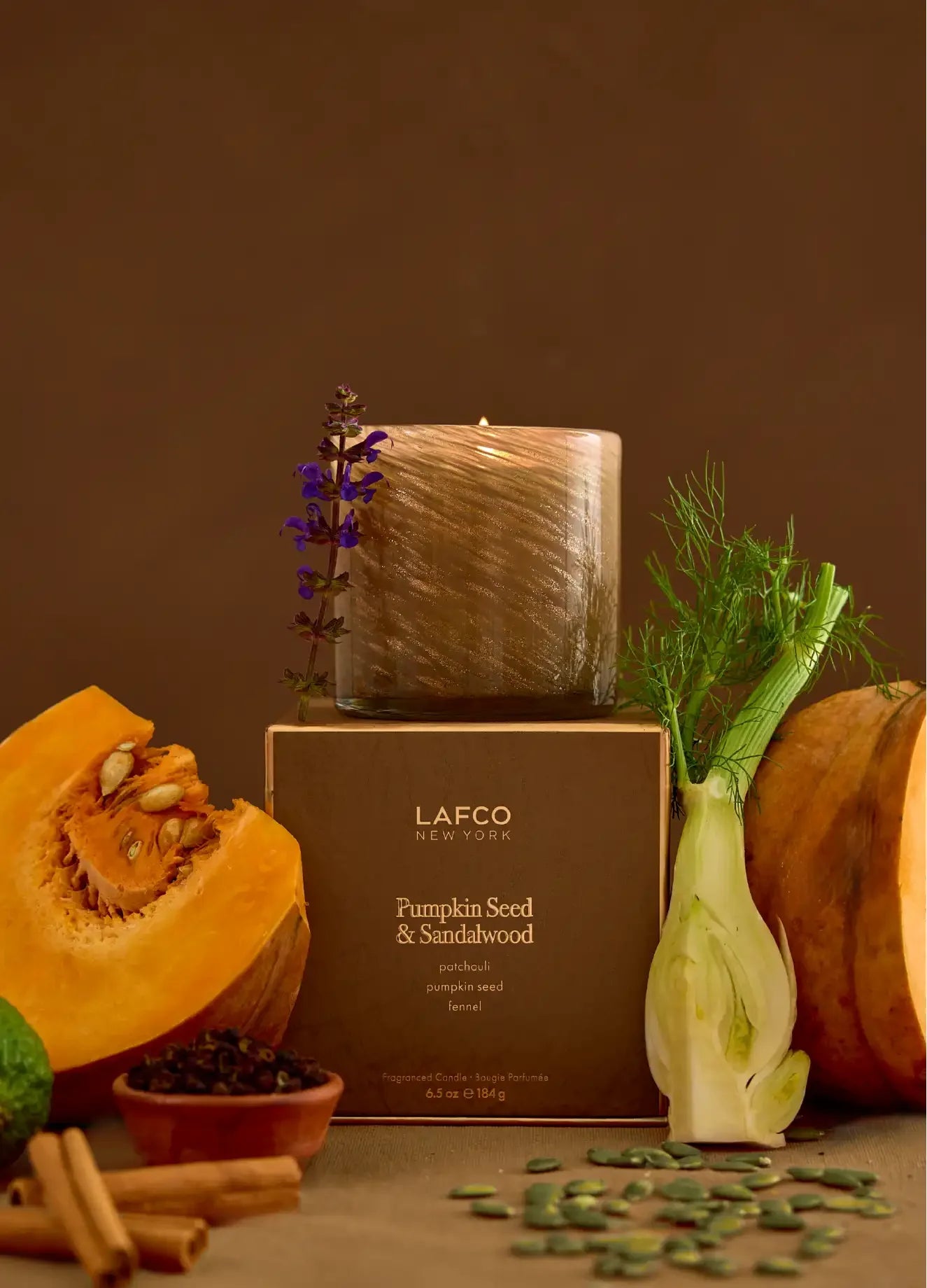 LAFCO Pumpkin Seed & Sandalwood Classic Candle 6.5 oz - Marcel’s Culinary Experience