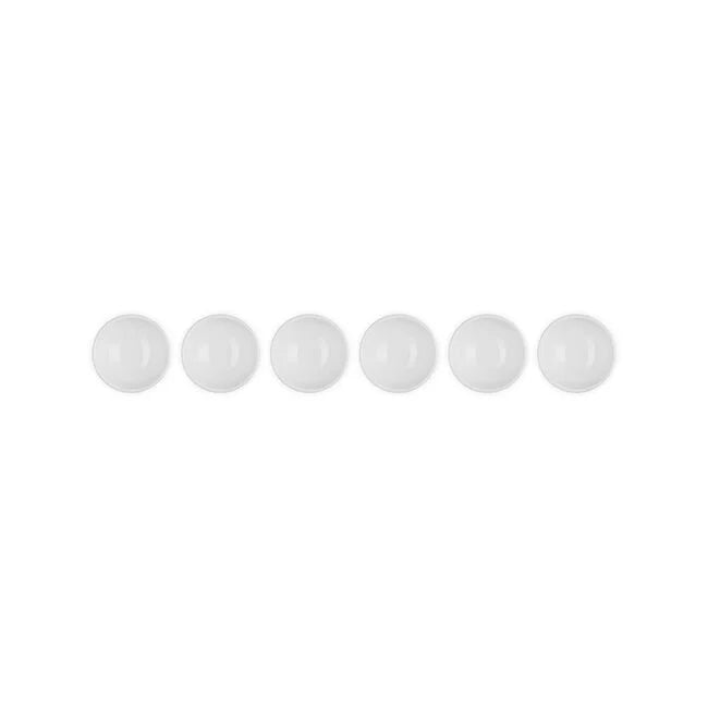 Le Creuset Vancouver Pinch Bowls, Set of 6 - White