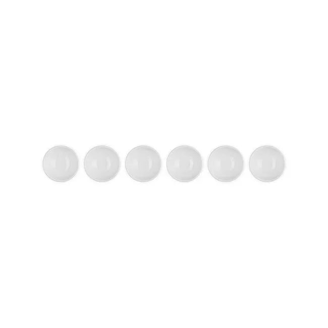 Le Creuset Vancouver Pinch Bowls, Set of 6 - White