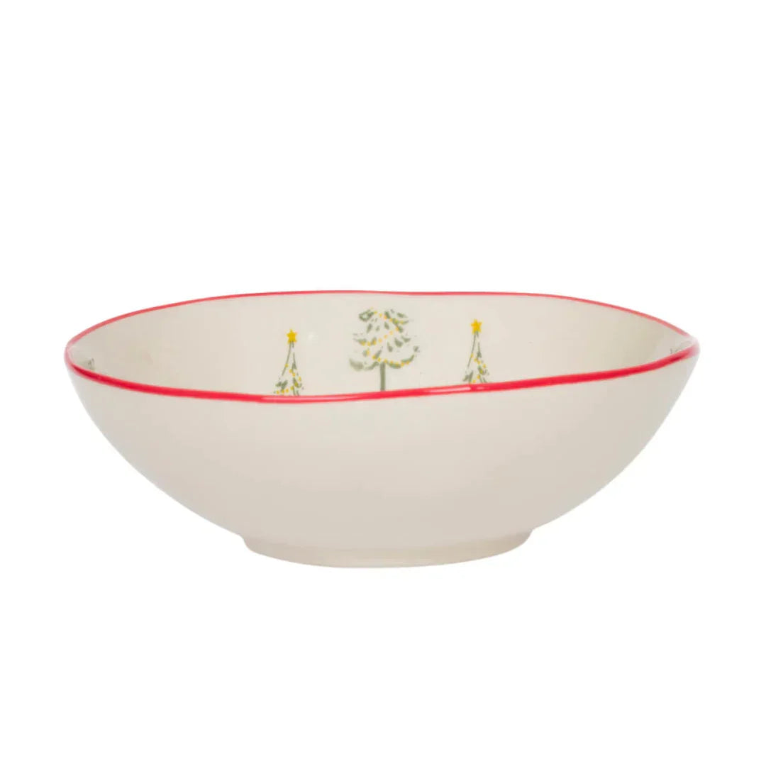 Christmas Trees Stoneware Nibbles Bowl - Marcel’s Culinary Experience