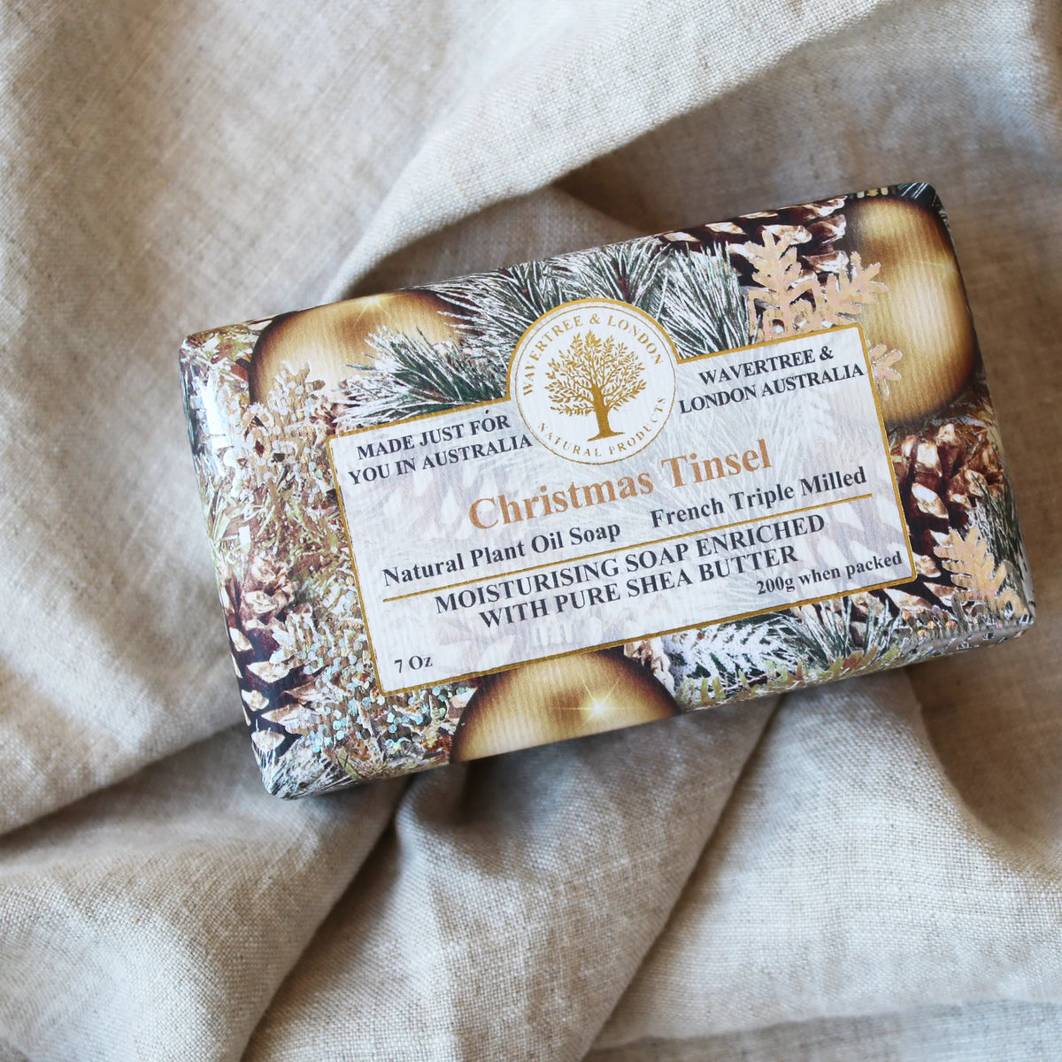 Wavertree & London Christmas Tinsel Soap Bar