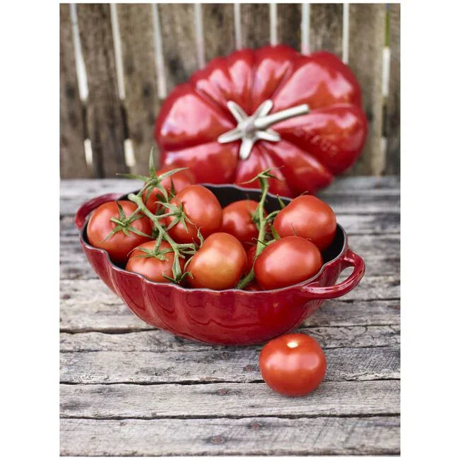 Staub Cast Iron Tomato Dutch Oven - 3 Qt - Cherry