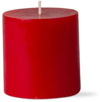 Pillar Candle 3x3 - Red - Marcel’s Culinary Experience