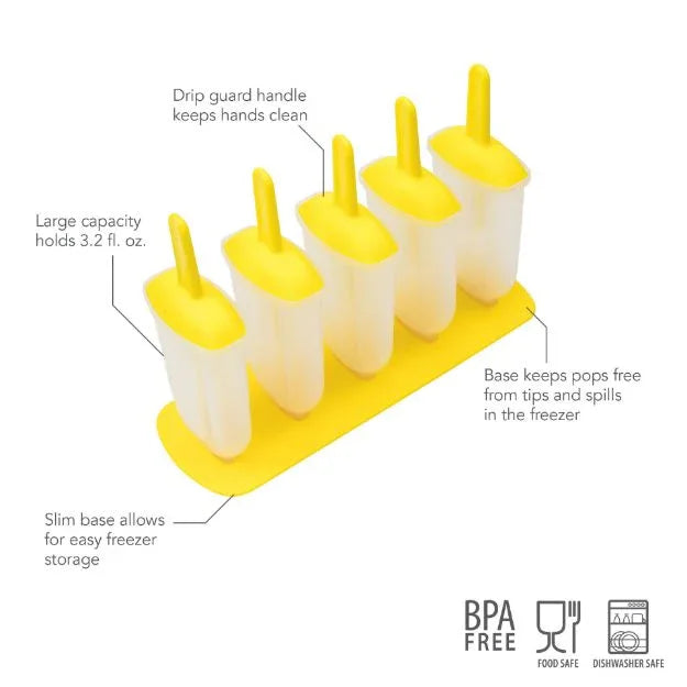 Tovolo Classic Pop Molds - Set of 5 - Marcel’s Culinary Experience