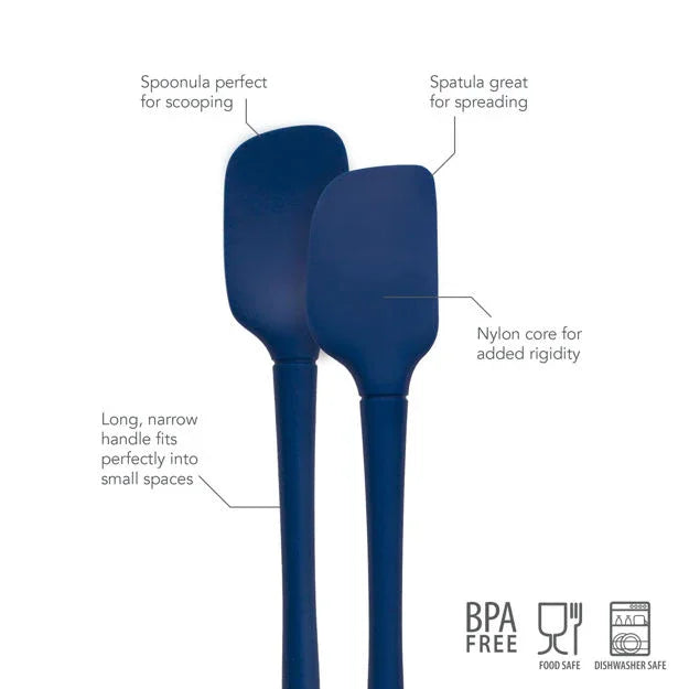 Flex-Core Mini Spat Spoon Silicone - Deep Indigo - Marcel’s Culinary Experience