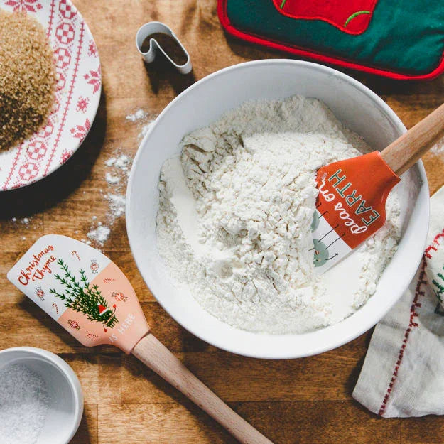 Spatulart Christmas Thyme Holiday Spatula - Marcel’s Culinary Experience