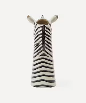 Quail Ceramics Zebra Flower Vase - Marcel’s Culinary Experience
