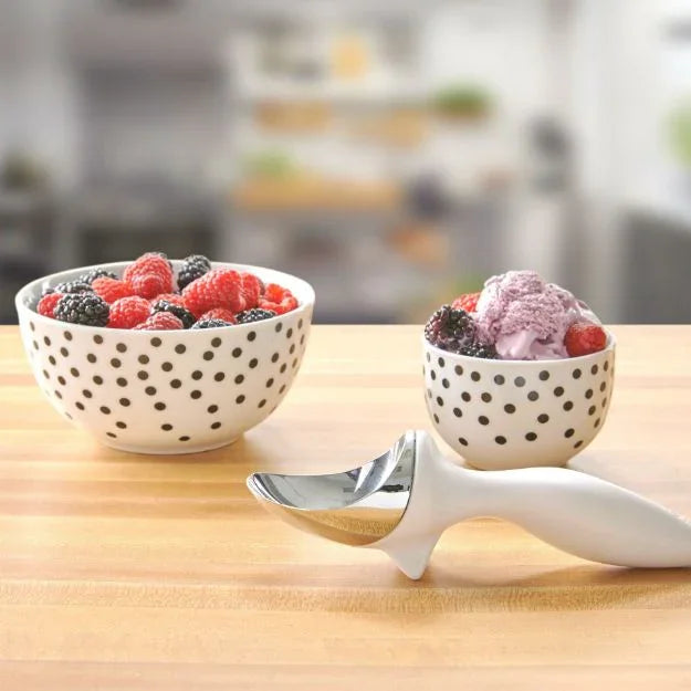 Tovolo Tilt Up Ice Cream Scoop White - Marcel’s Culinary Experience
