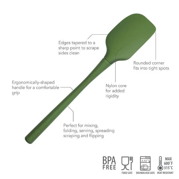 Tovolo FLEX-CORE SPATULA ALL SILICONE PESTO - Marcel’s Culinary Experience